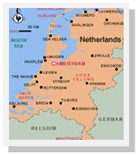 Map of Netherlands